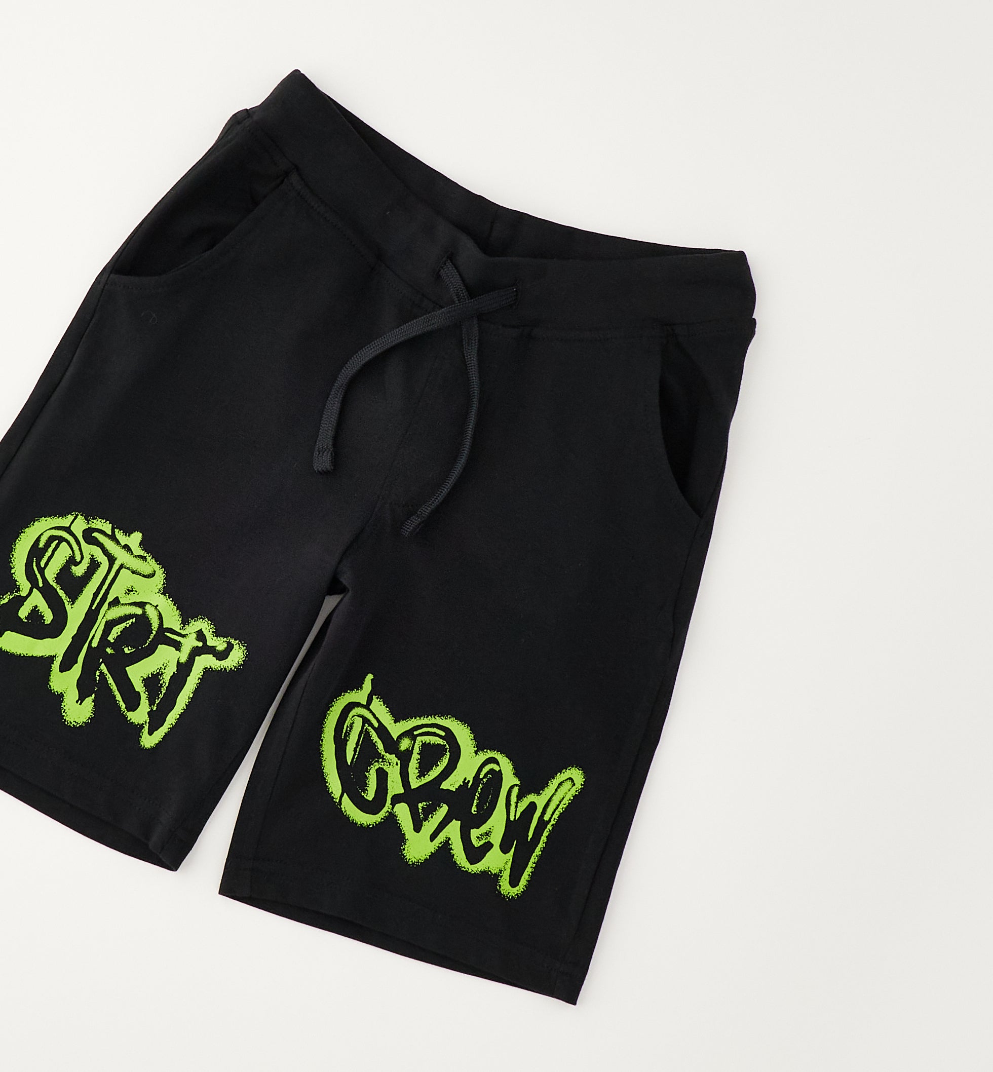 Bermuda Street Style Graffiti Nero