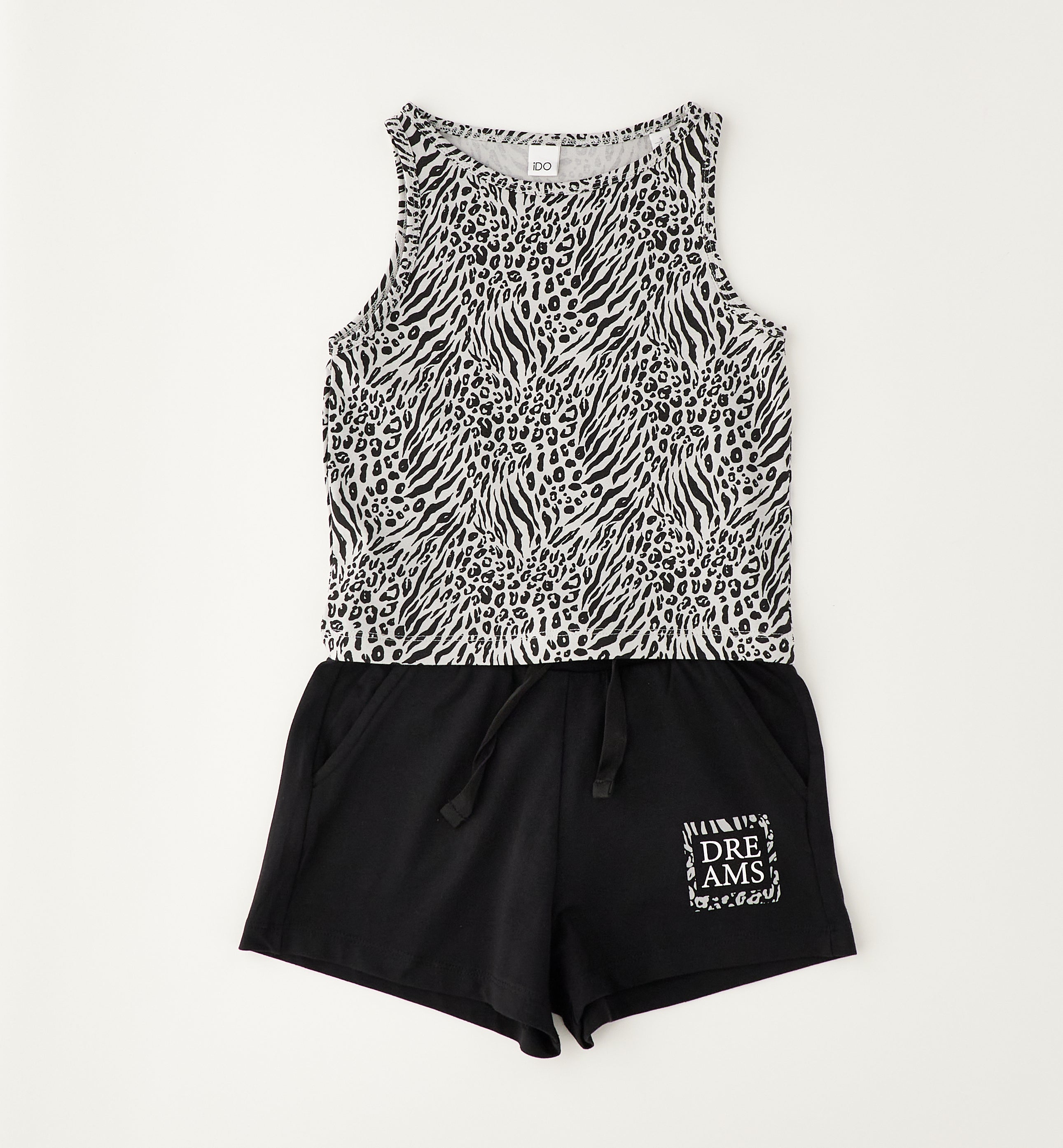 Completo Corto Wild Dreams con Canotta Animalier
