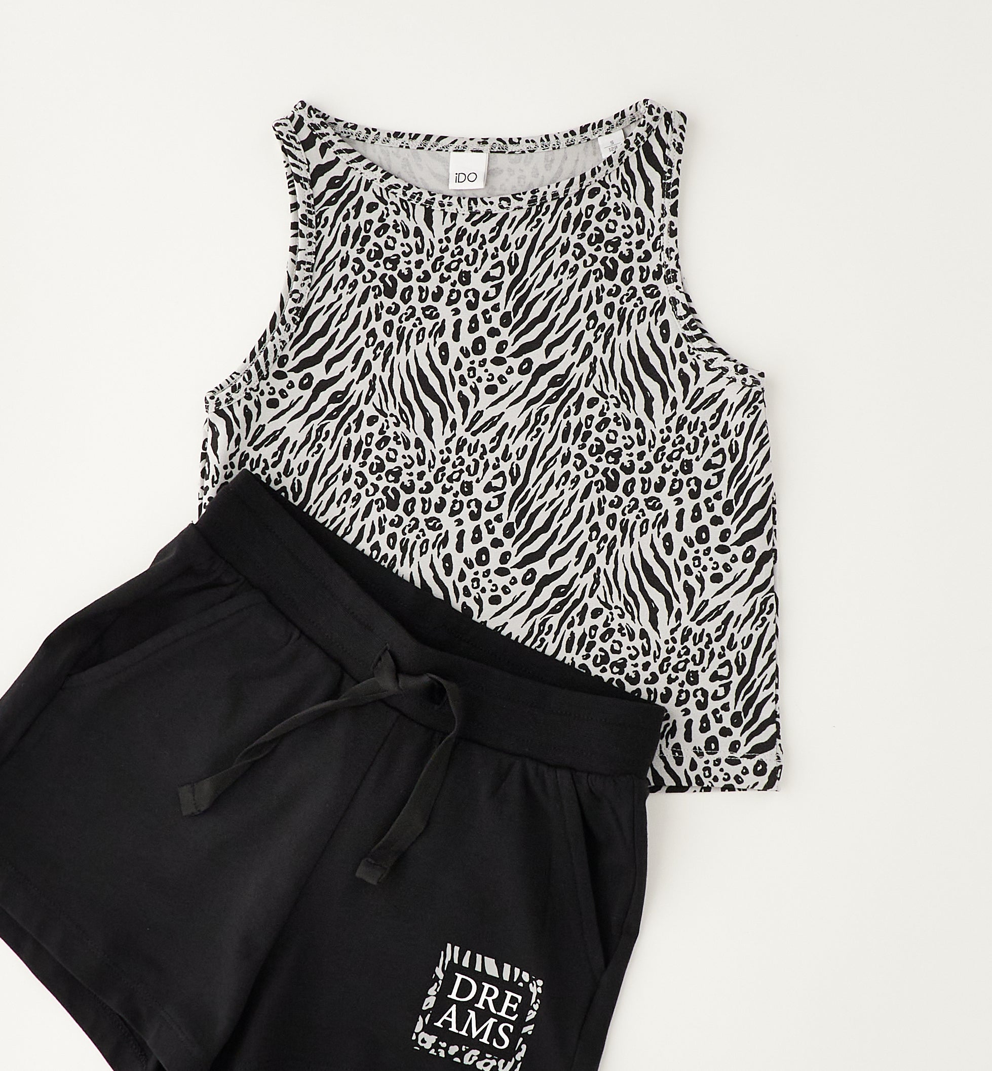 Completo Corto Wild Dreams con Canotta Animalier