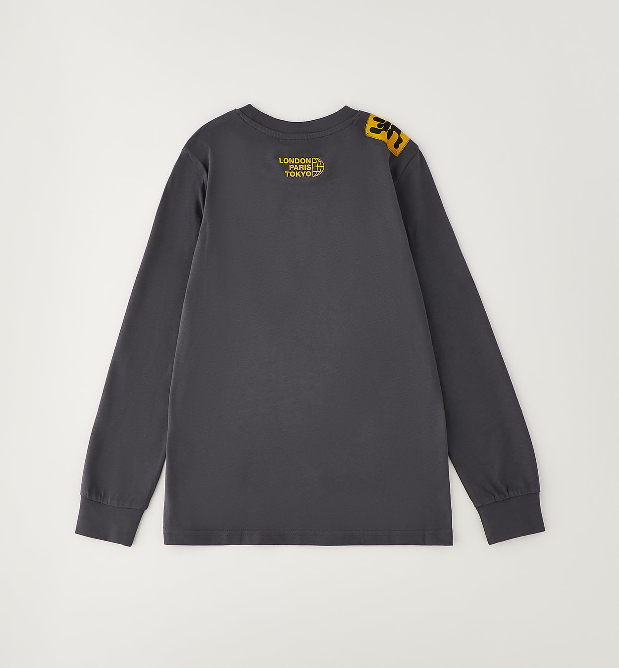 T-shirt Manica Lunga Grigio Antracite