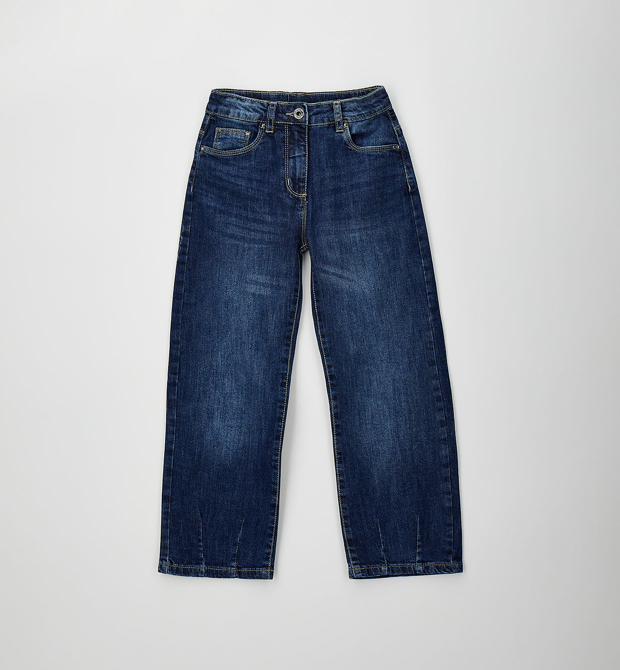Jeans Wide Leg Blue Denim