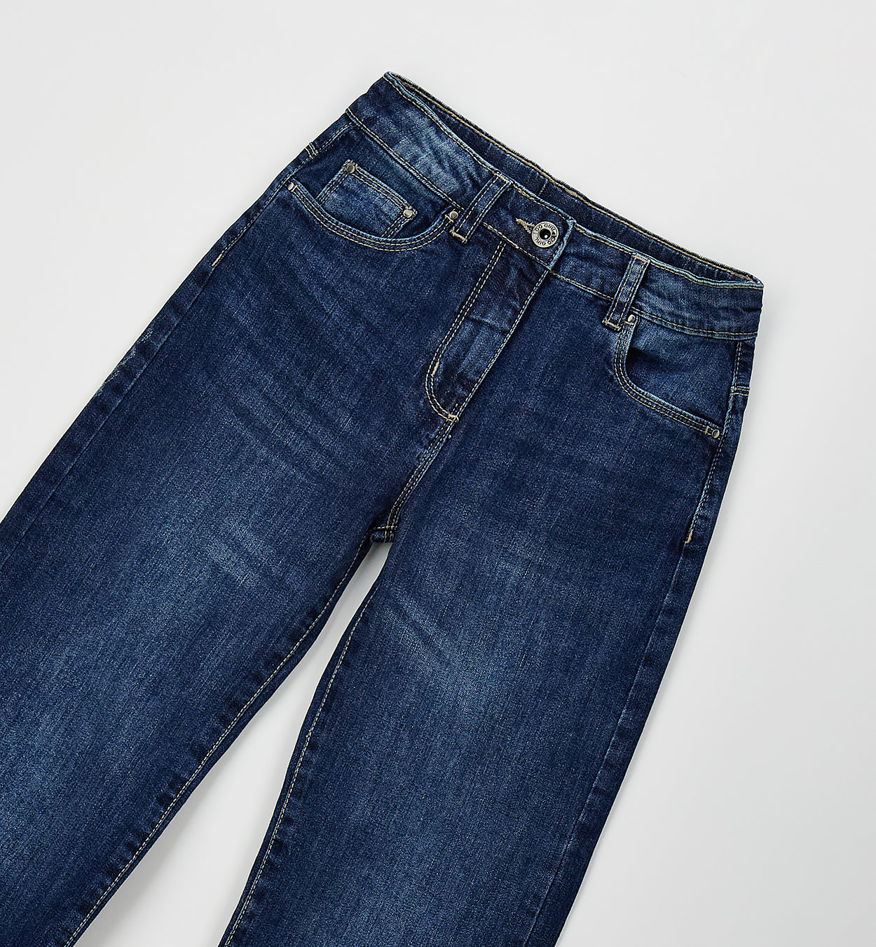 Jeans Wide Leg Blue Denim