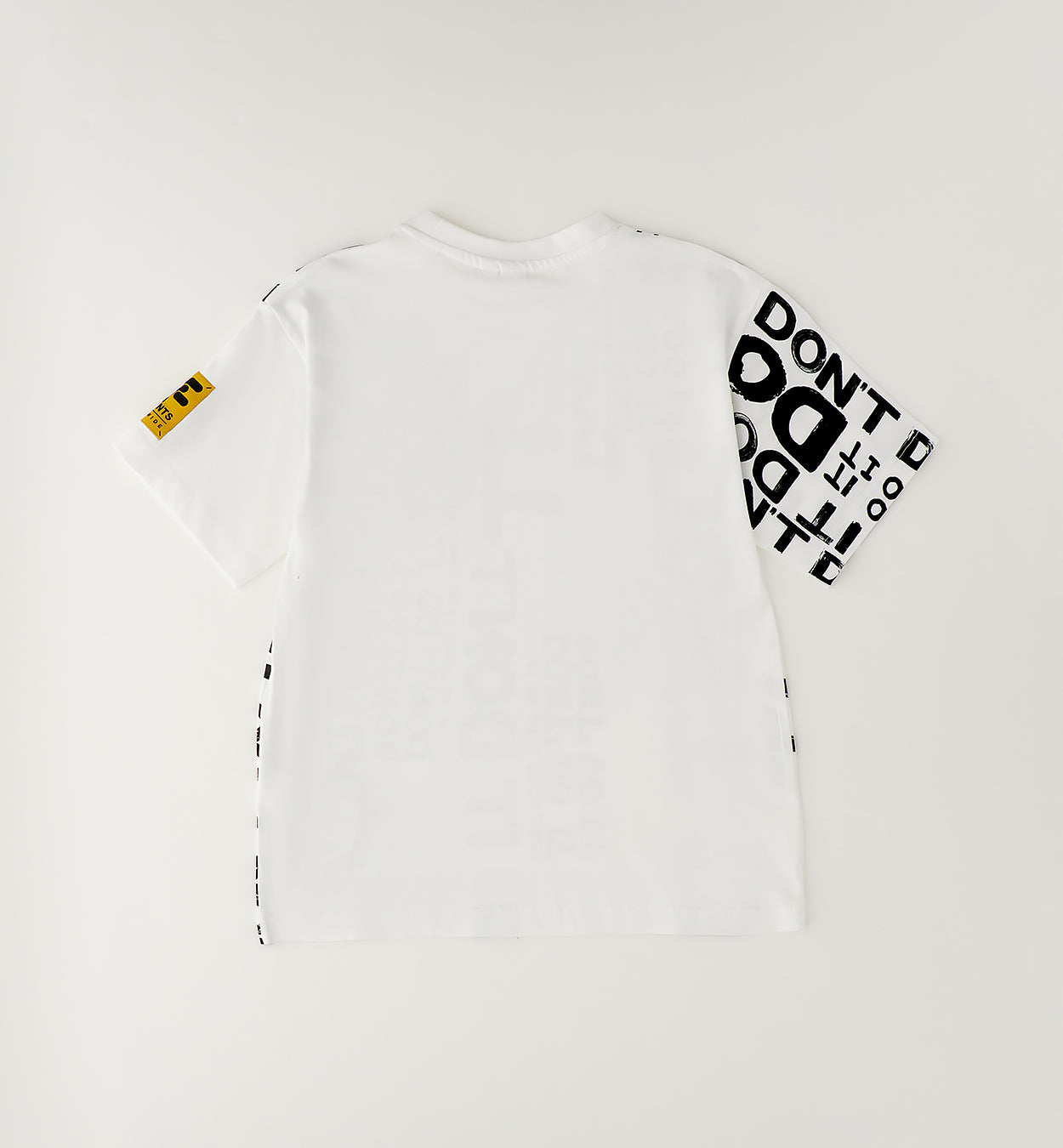 T-shirt Oversize  Bianca Graffiti Don't Do It
