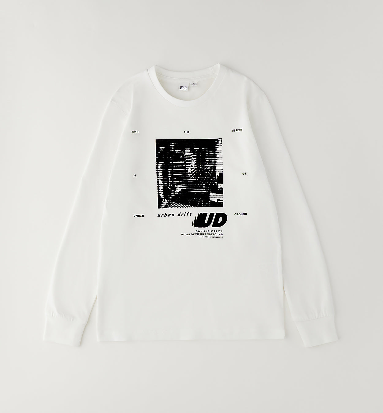 T-shirt Manica Lunga Bianca Urban Drift