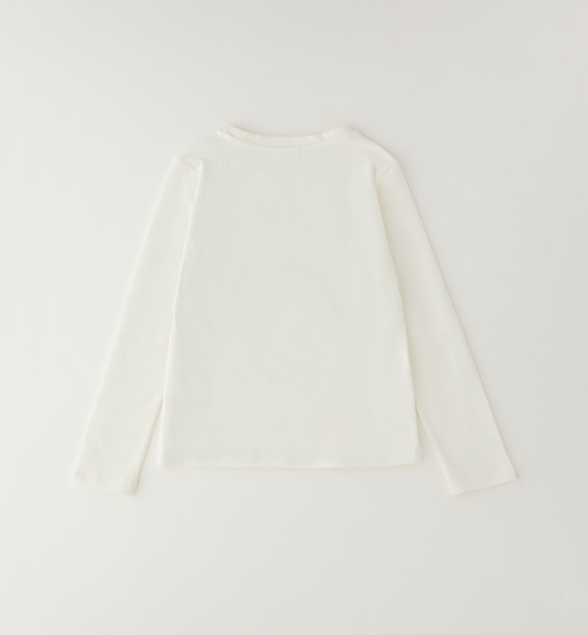 T-Shirt Manica Lunga Panna Frange Simply Me
