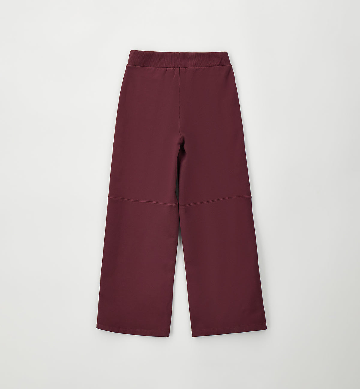 Pantalone Tuta Sofia Bordeaux Felpato Gamba Larga