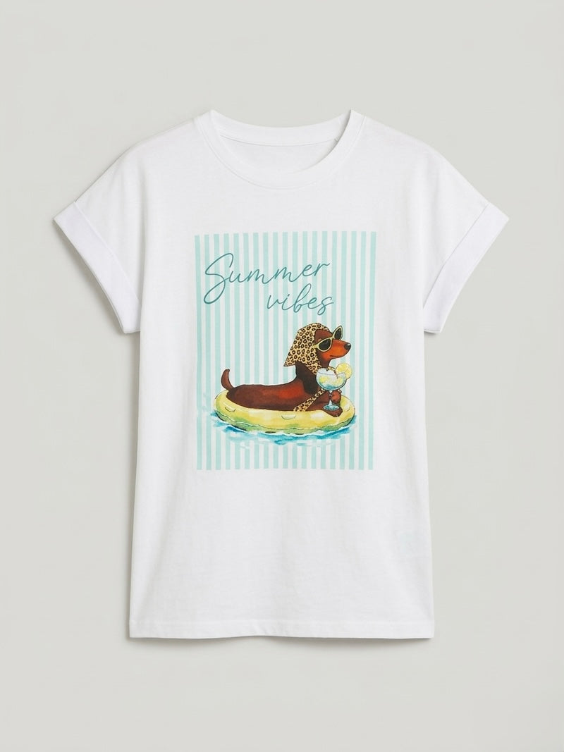 T-shirt Summer Bassotto boxy fit