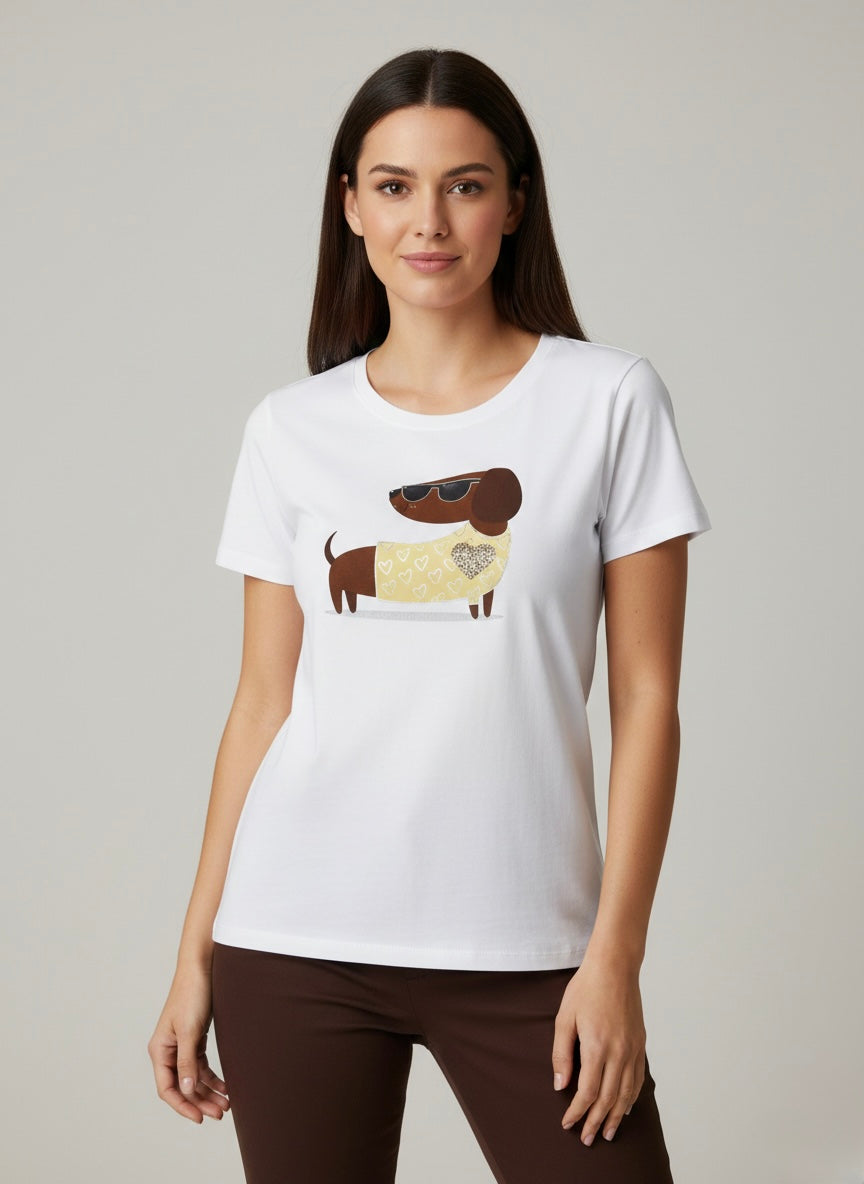 T-shirt Bassotto cool