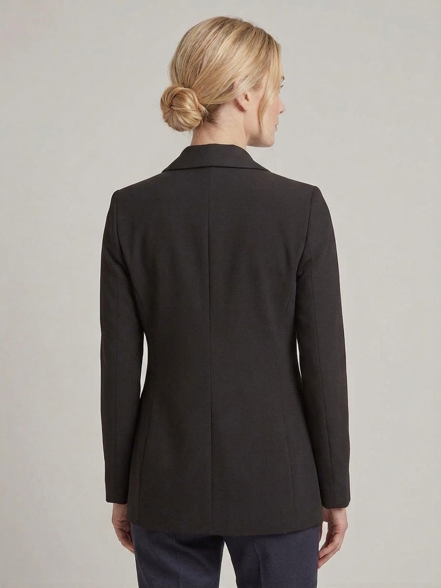 Blazer Parigi Nero Aperto Donna Elasticizzato