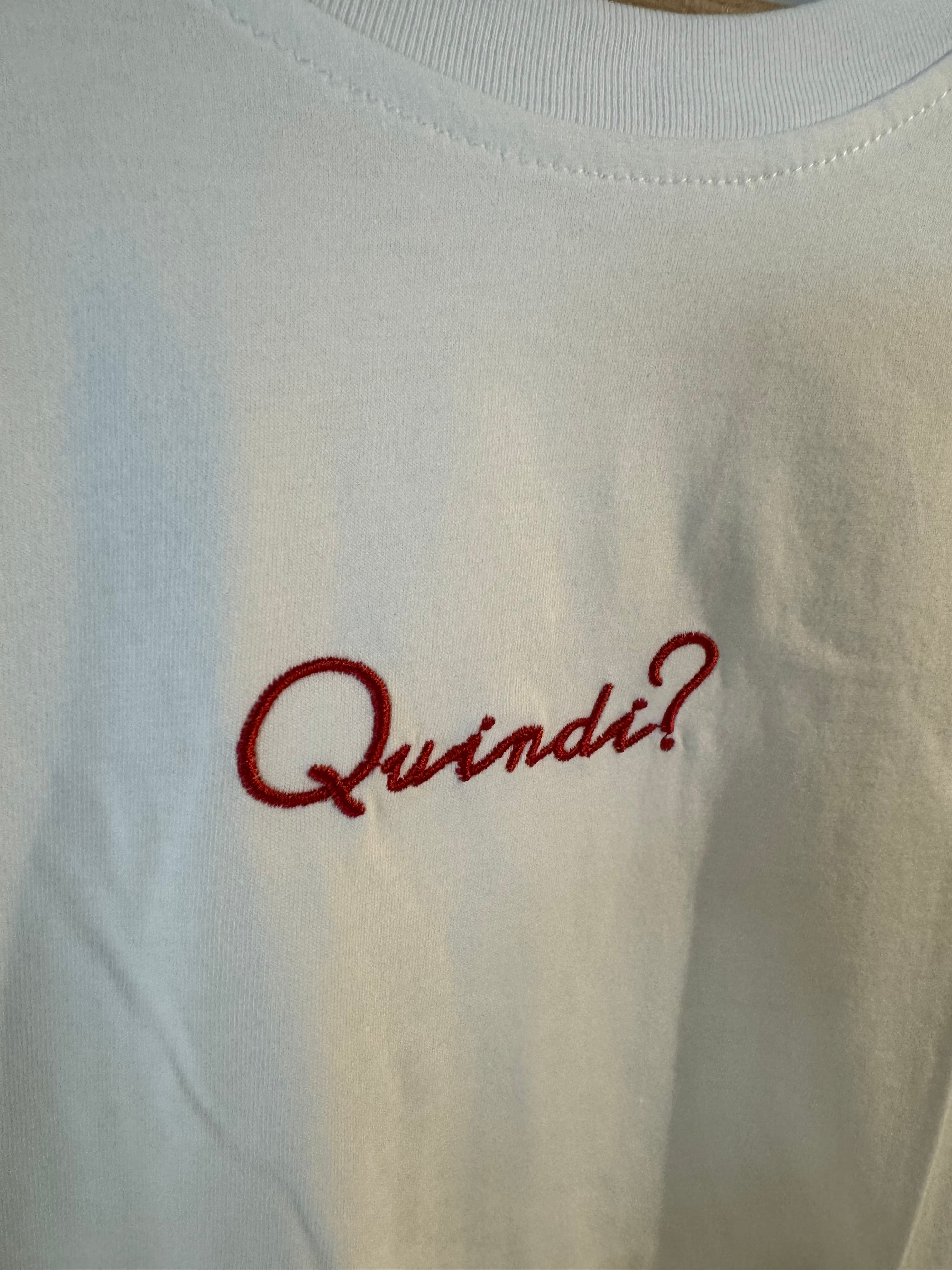 T-shirt ricamo quindi