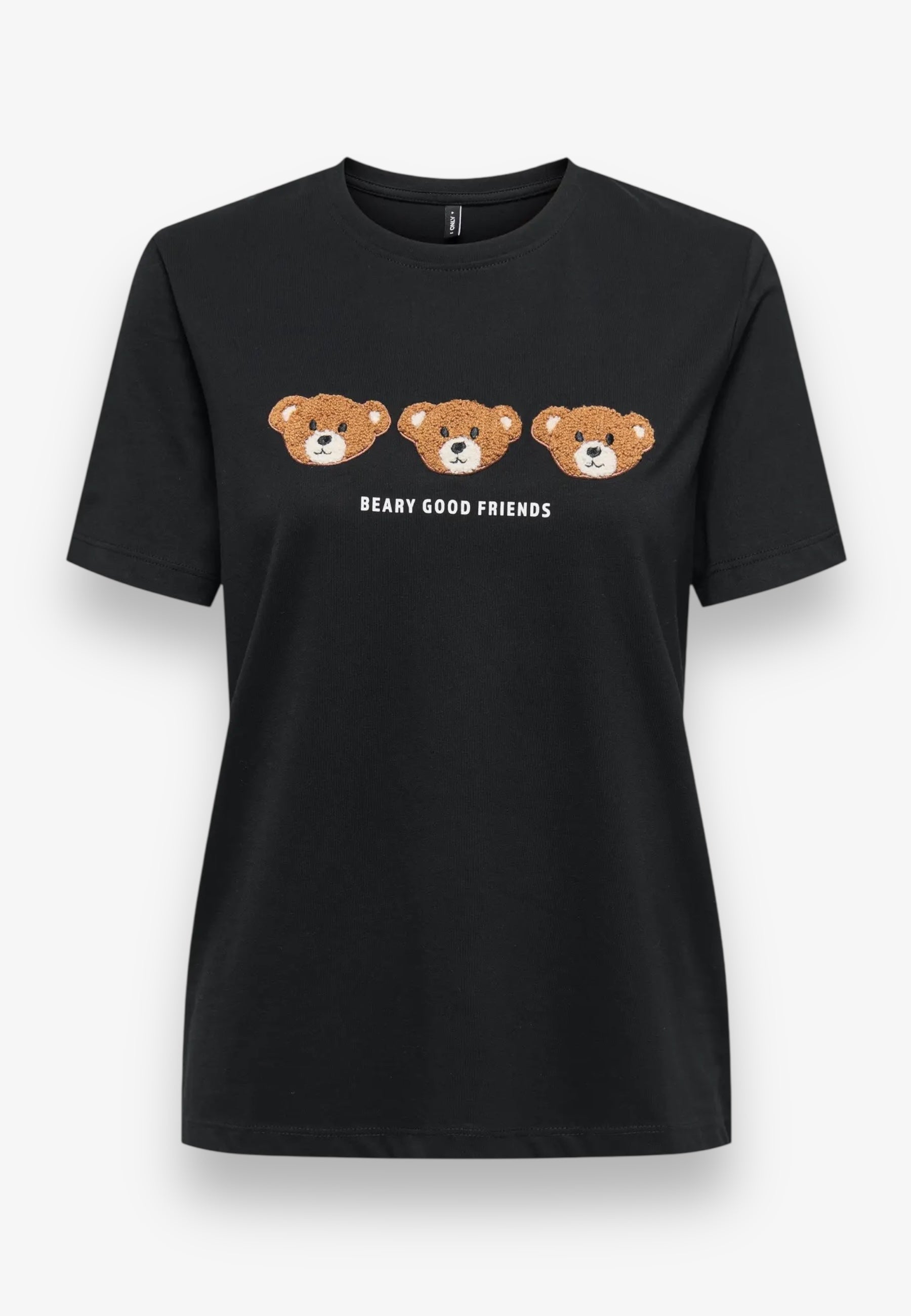 T-shirt Only Teddy nera