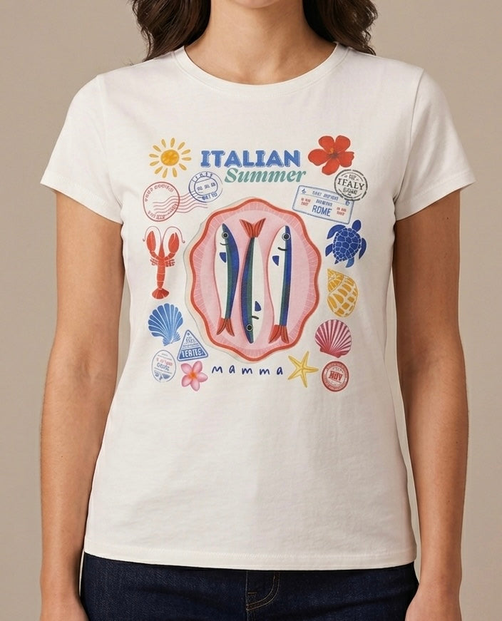 T-shirt Summer Vibes Fish