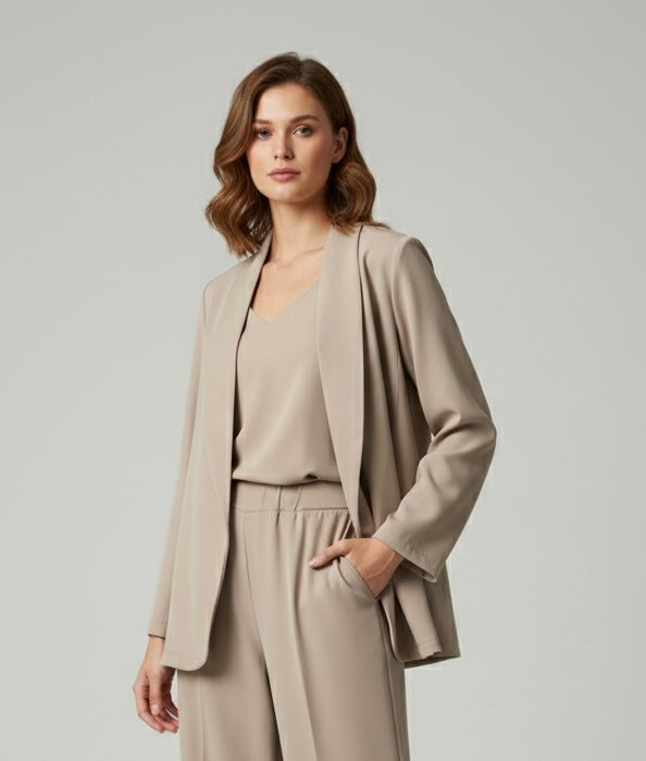 Blazer leggero Murano nocciola chiaro