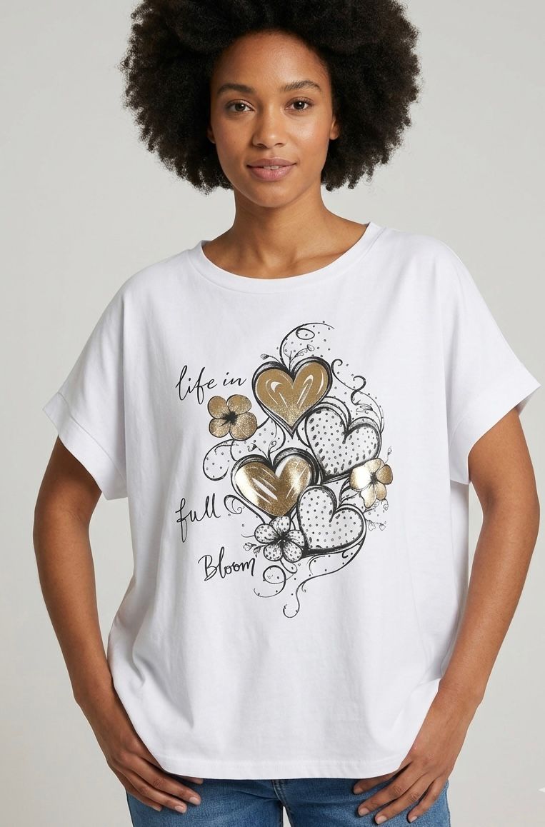 T-shirt Life in Bloom Boxy OVER