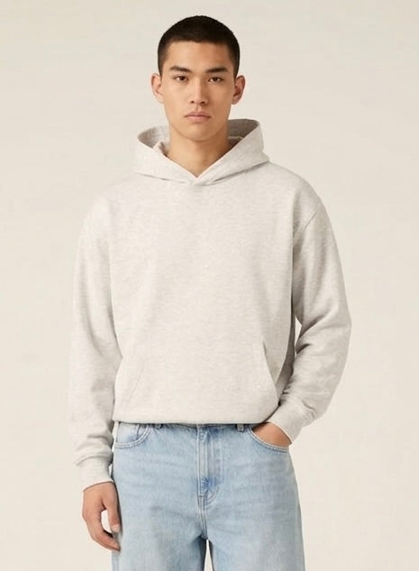 Felpa Monaco boxy fit Grigio melange