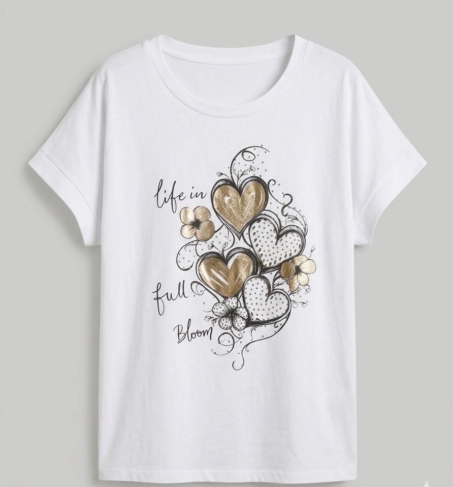 T-shirt Life in Bloom Boxy OVER