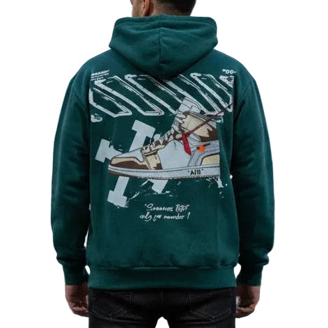 Felpa Sneakers Retro Petrol Green Editi