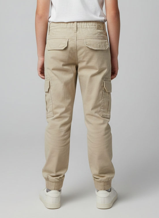 Pantalone Yours cargo beige sabbia