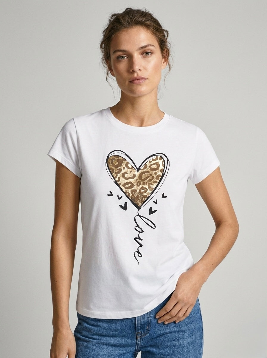 T-shirt love heart