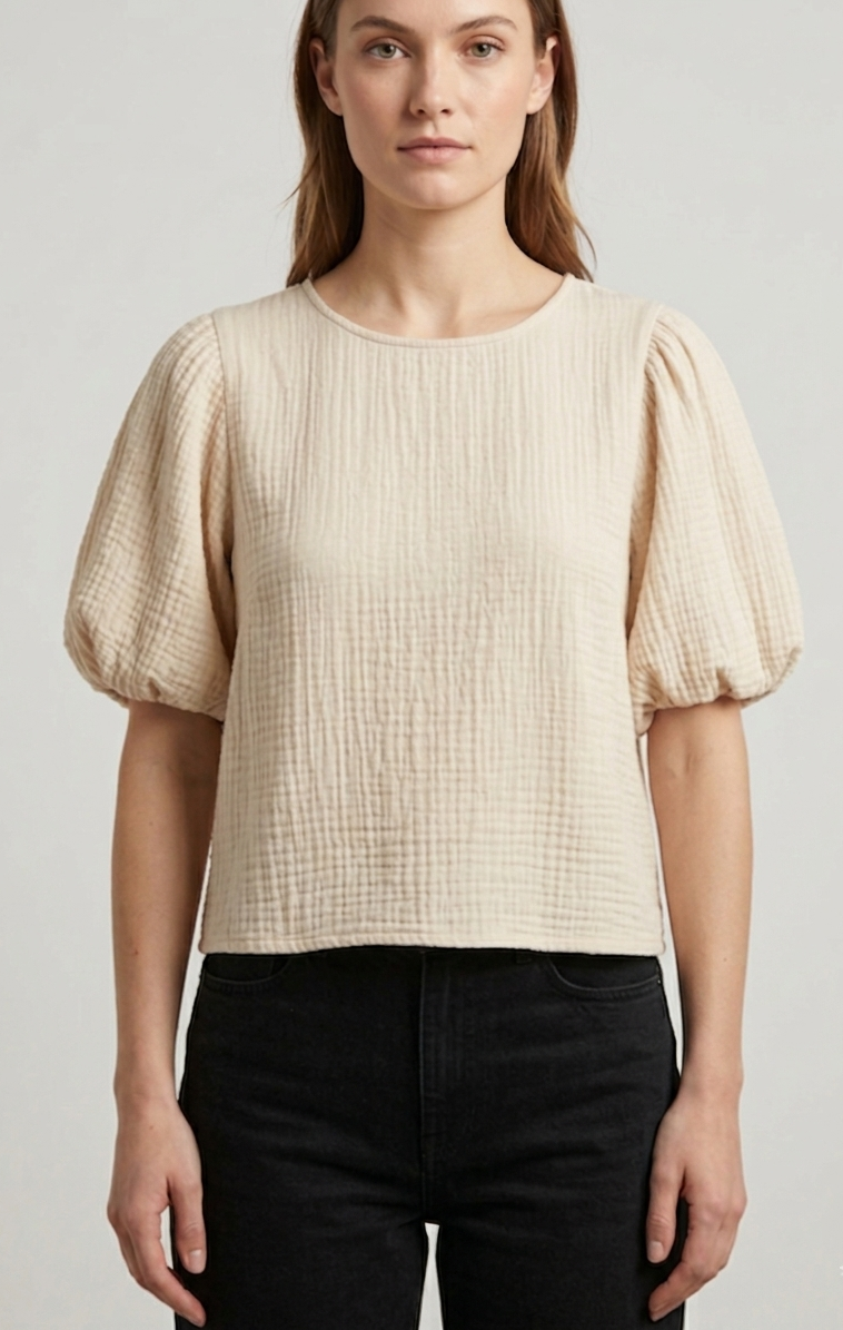 Blusa Nuvola Sabbia
