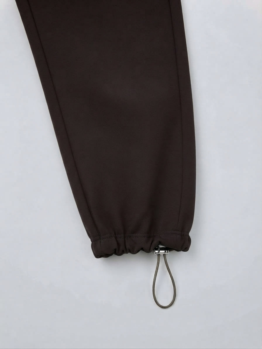 Pantalone Tuta Felpato Barrel Fit Nero Street Lab
