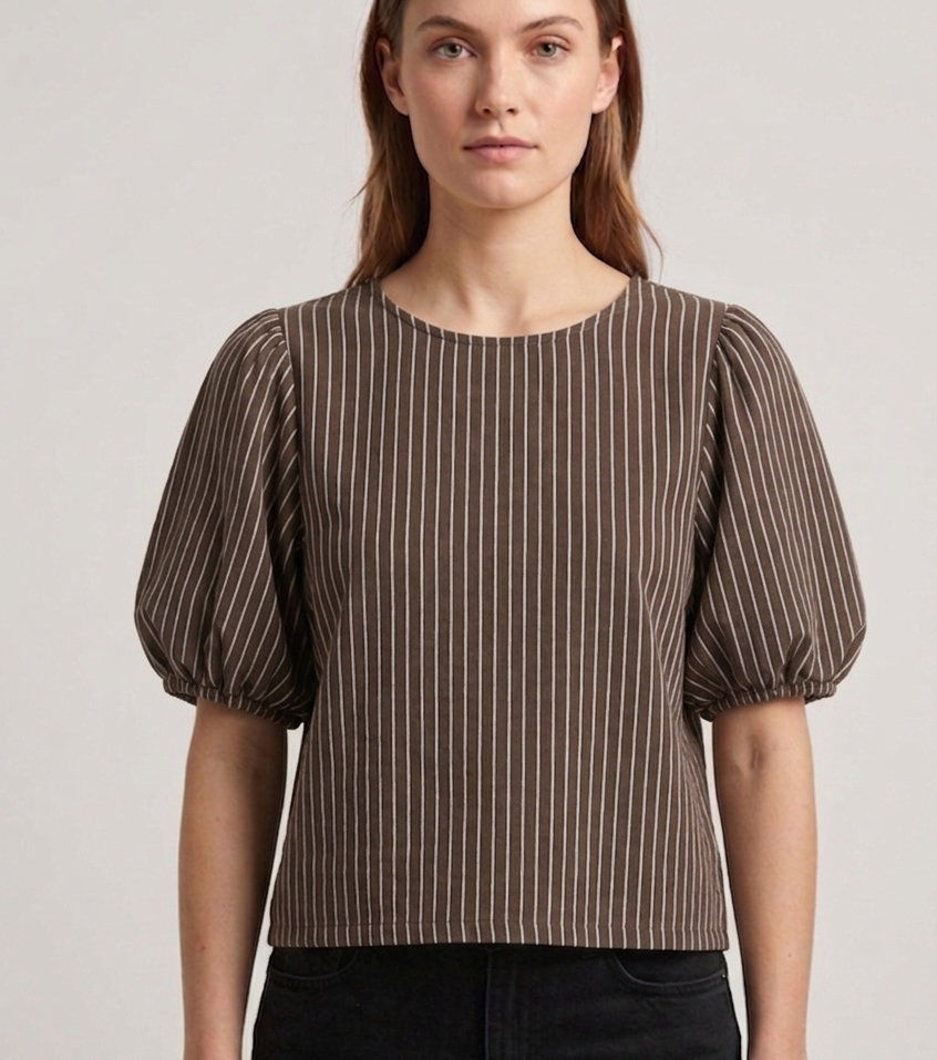 Blusa Nuvola Cioccolato