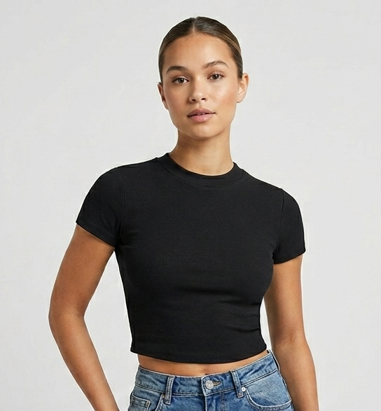 T-shirt Superior Tight Fit Nero
