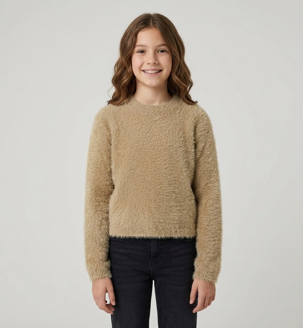 Maglioncino Beige Fluffy