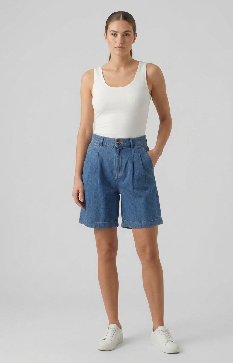 Short Bea Medium Blue Denim