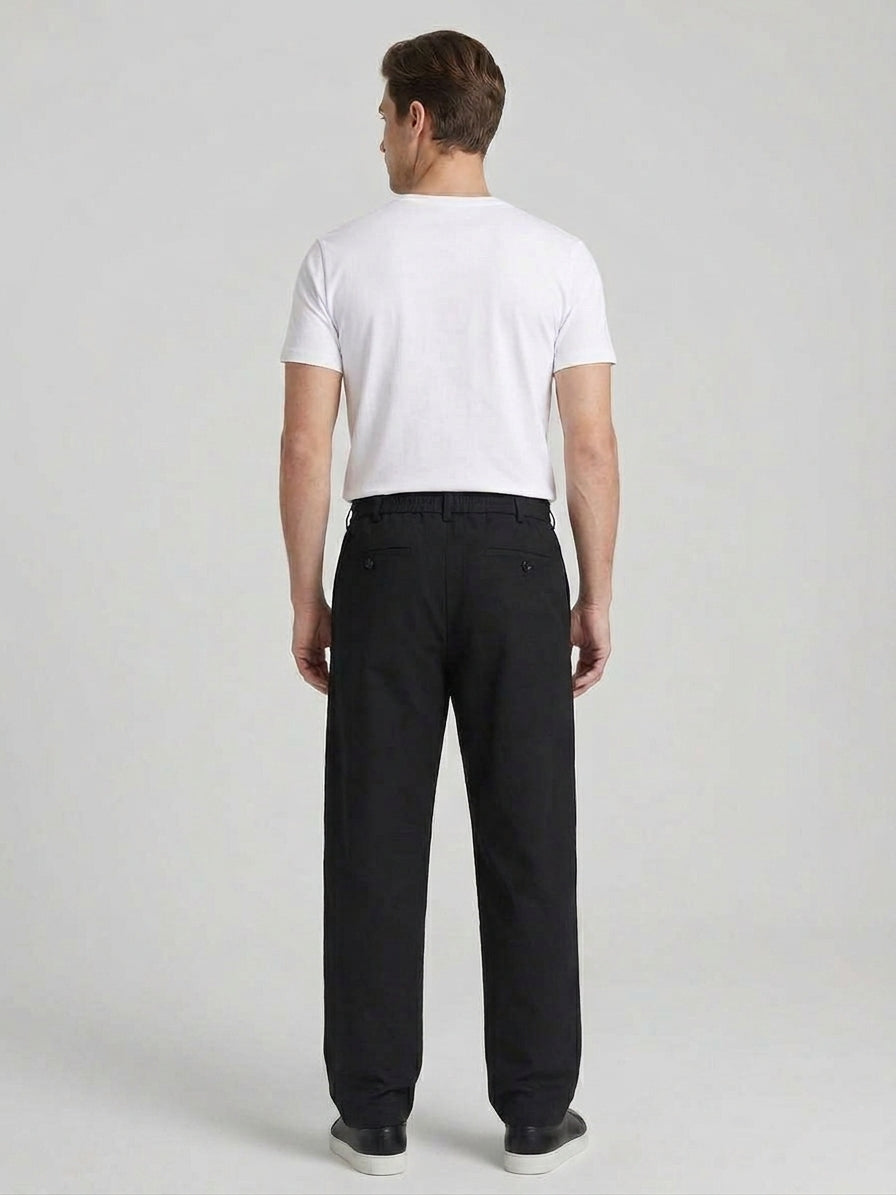 Pantaloni Leo Jogger Sartoriali Neri
