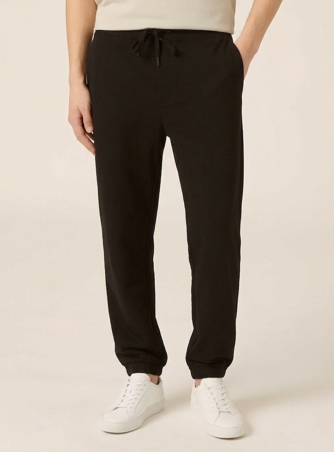 Pantalone jogger Monaco regular nero