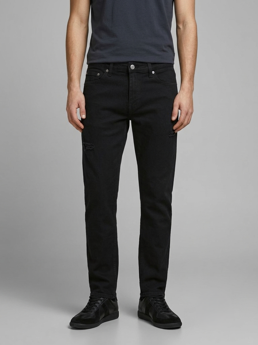 Jeans Uomo Regular Fit "WEFT Eddy" – Nero