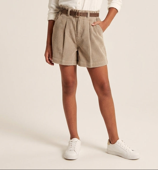 Short Marlene in Velluto Beige