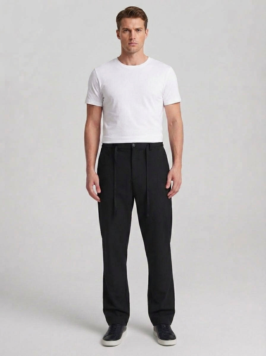 Pantaloni Leo Jogger Sartoriali Neri
