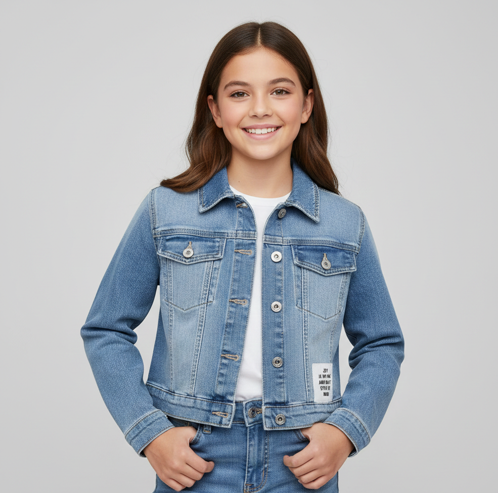 Giubbino Rebel Denim Light Wash