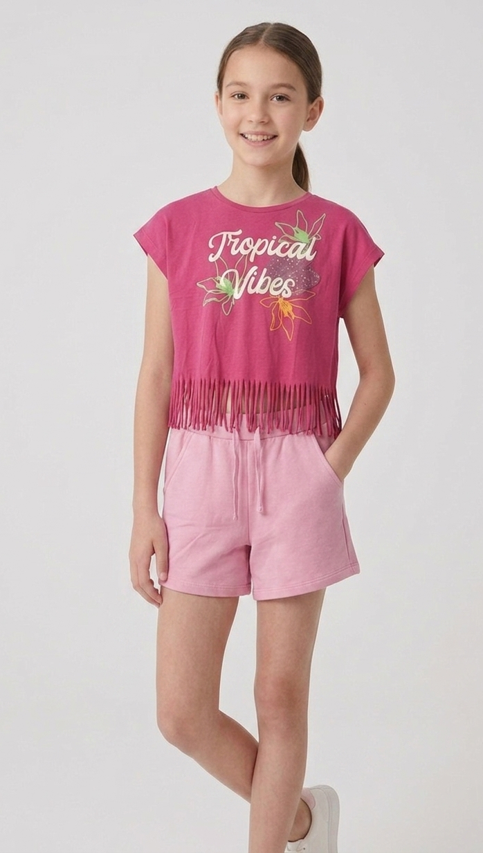 Completo Tropical Vibrance con Frange