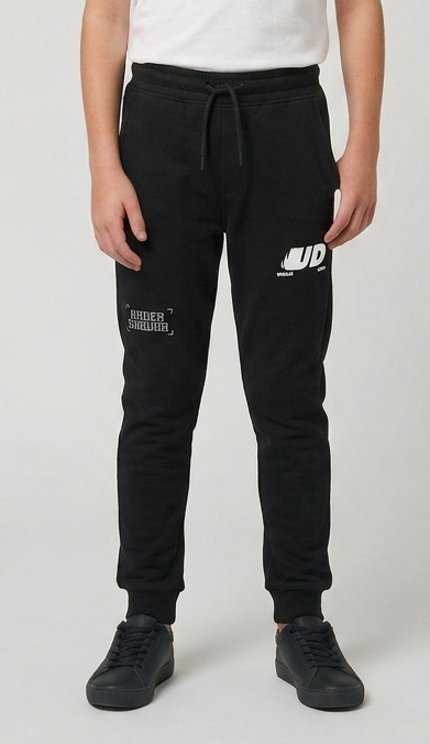 Pantalone Tuta Garzato Nero Urban Drift UD