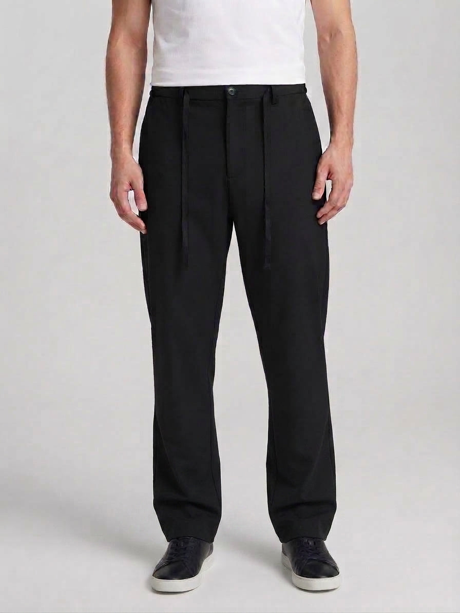 Pantaloni Leo Jogger Sartoriali Neri