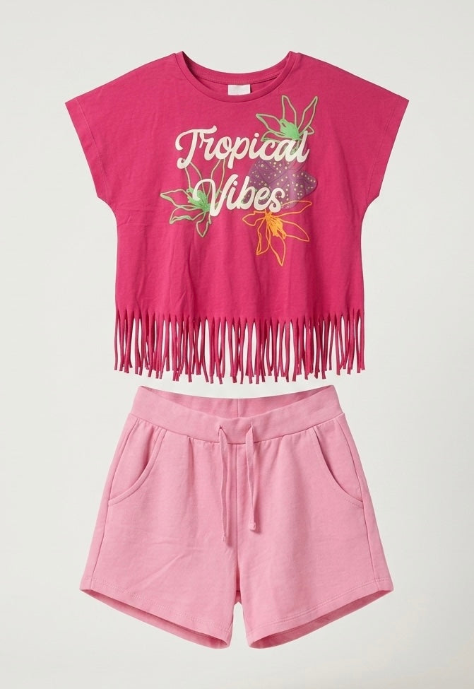 Completo Tropical Vibrance con Frange