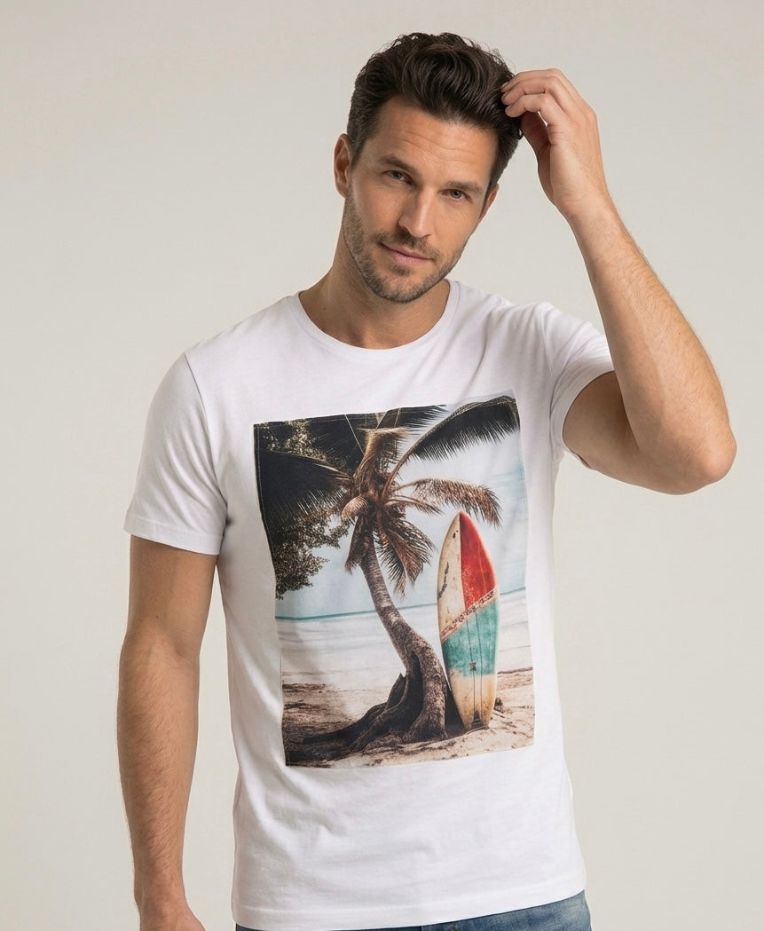 t-shirt patch Palma surf Regular