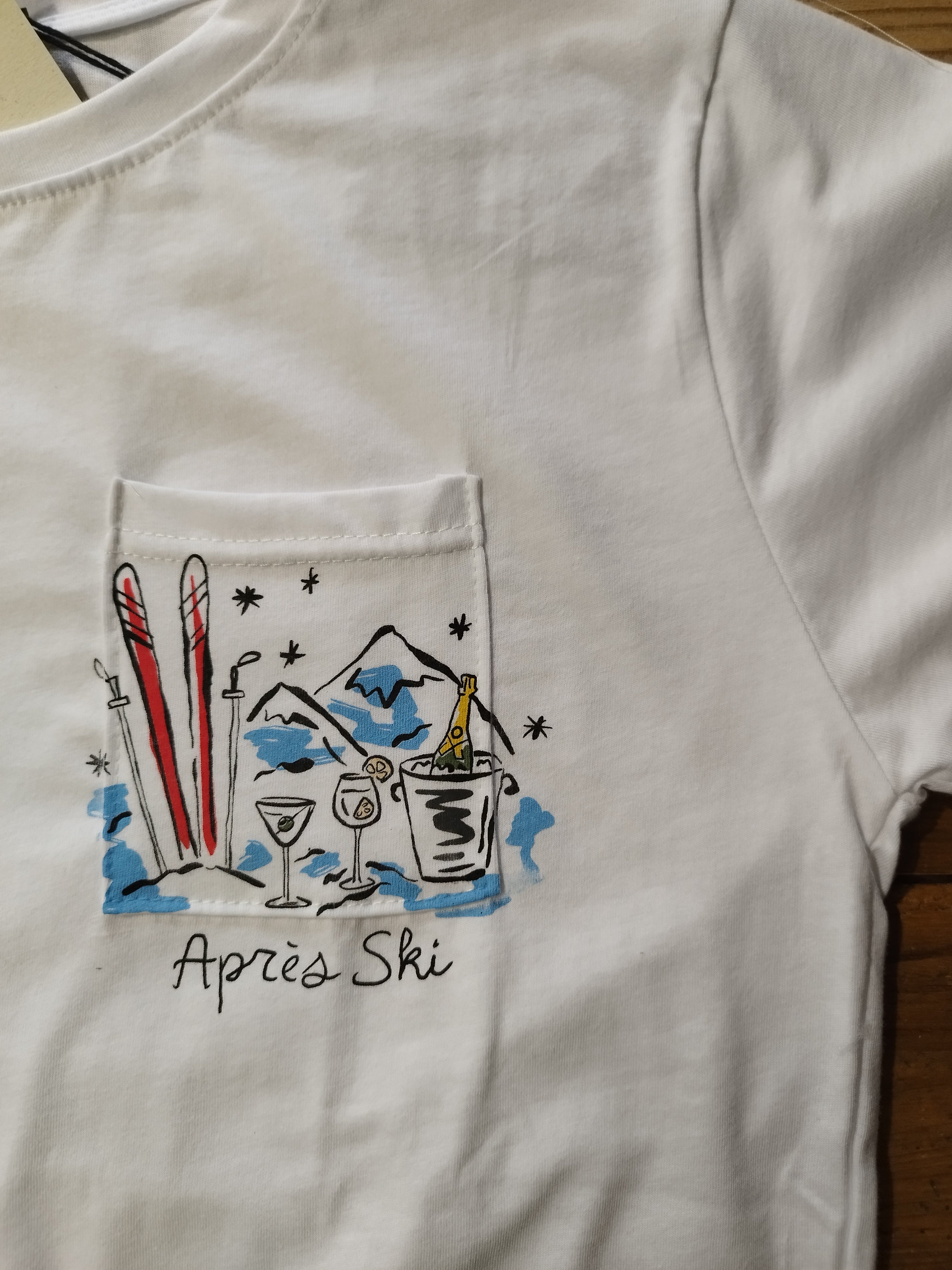 T-shirt Apres-Ski bianca