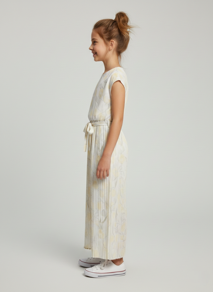 Jumpsuite Yours Plisse a motivo floreale