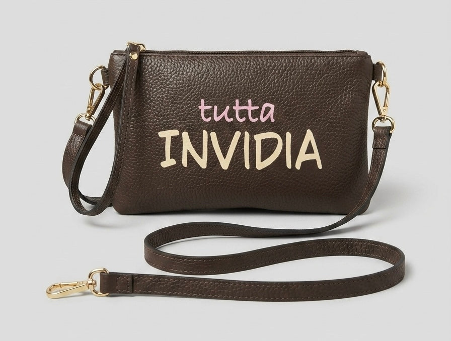 Pochette Pelle DILLOKOSì Marrone Tutta Invidia