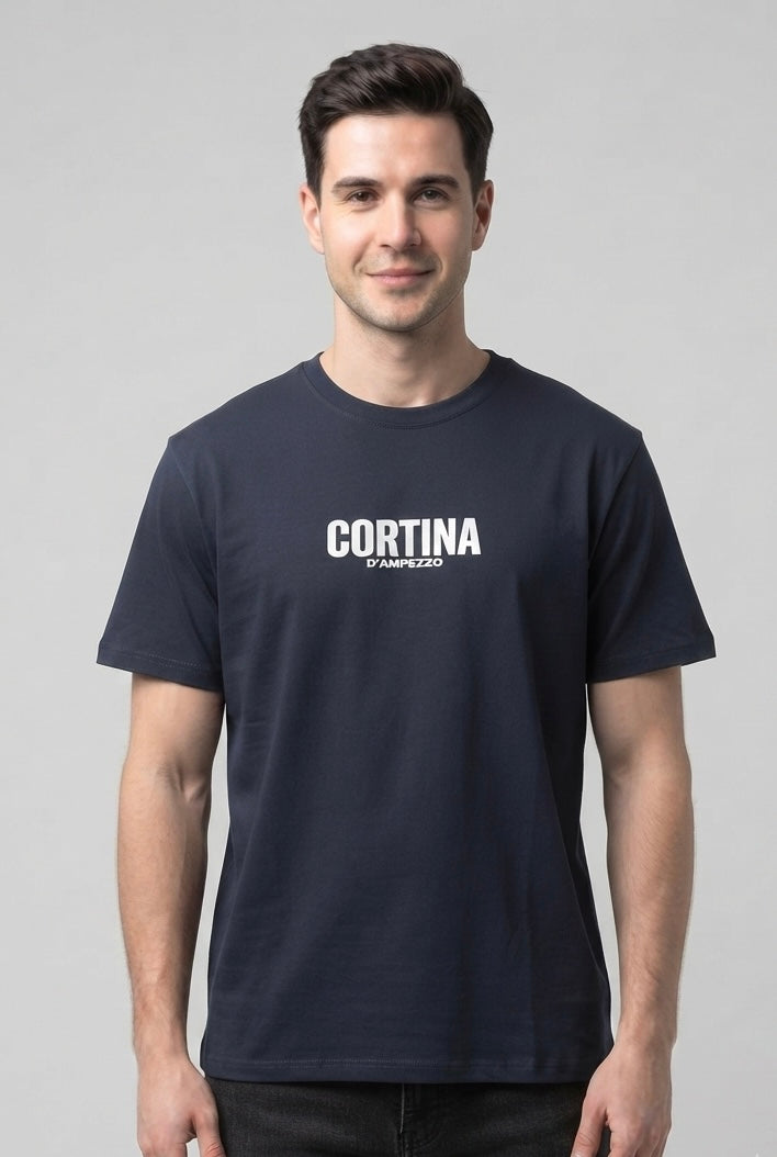 T-Shirt Cortina D'Ampezzo Blu