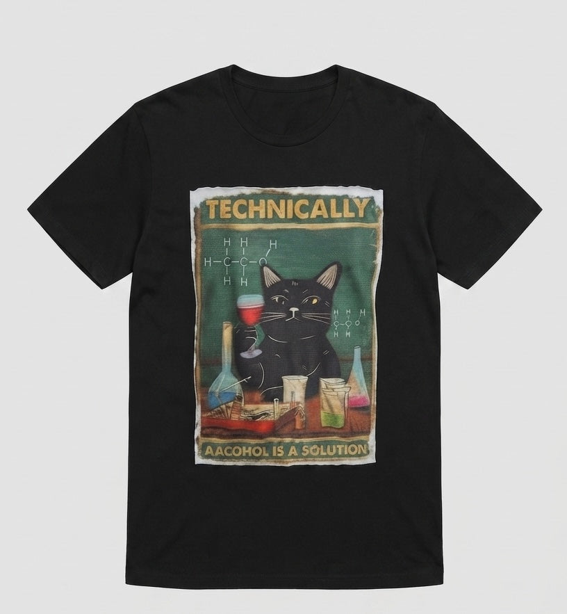 T-Shirt Patch Cat Solution