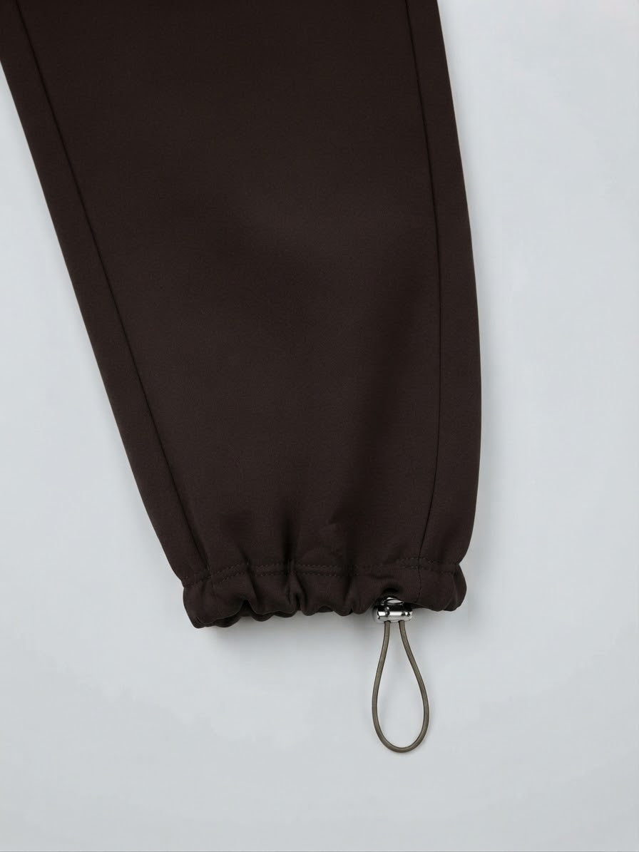 Pantalone Tuta Felpato Barrel Fit Cioccolato Street Lab