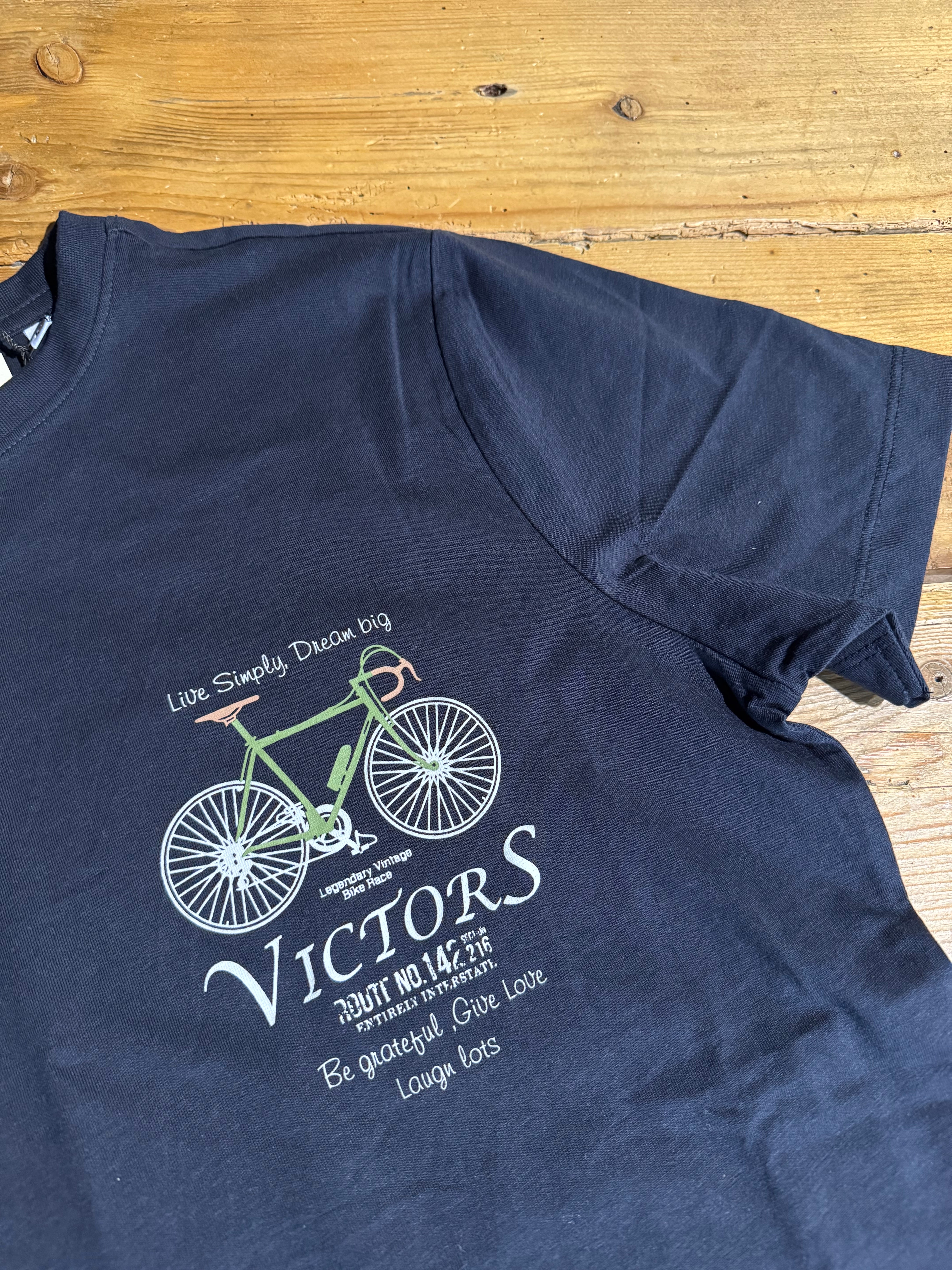 T-shirt Victors con Grafica Vintage blu