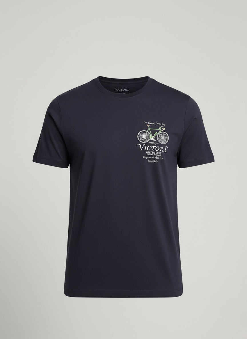 T-shirt Victors con Grafica Vintage blu