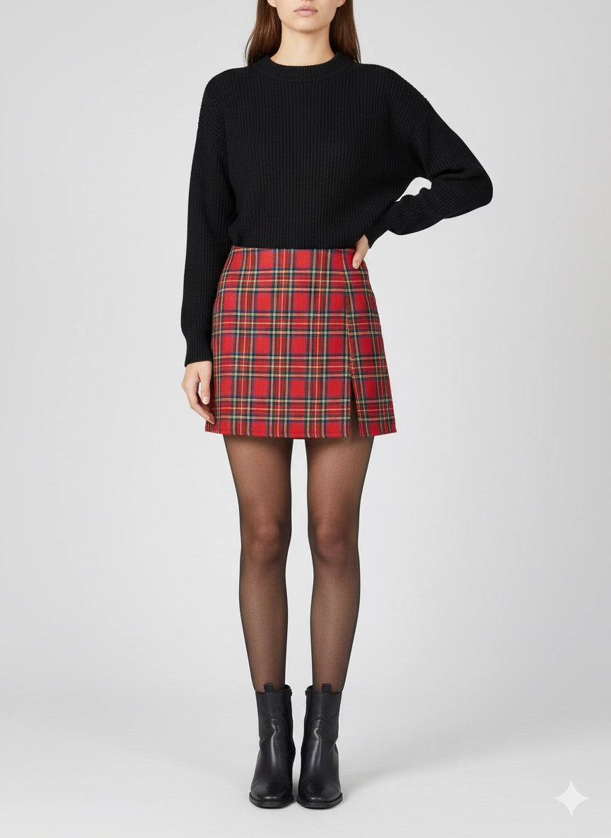 Pantagonna Scozzese Natale Rosso