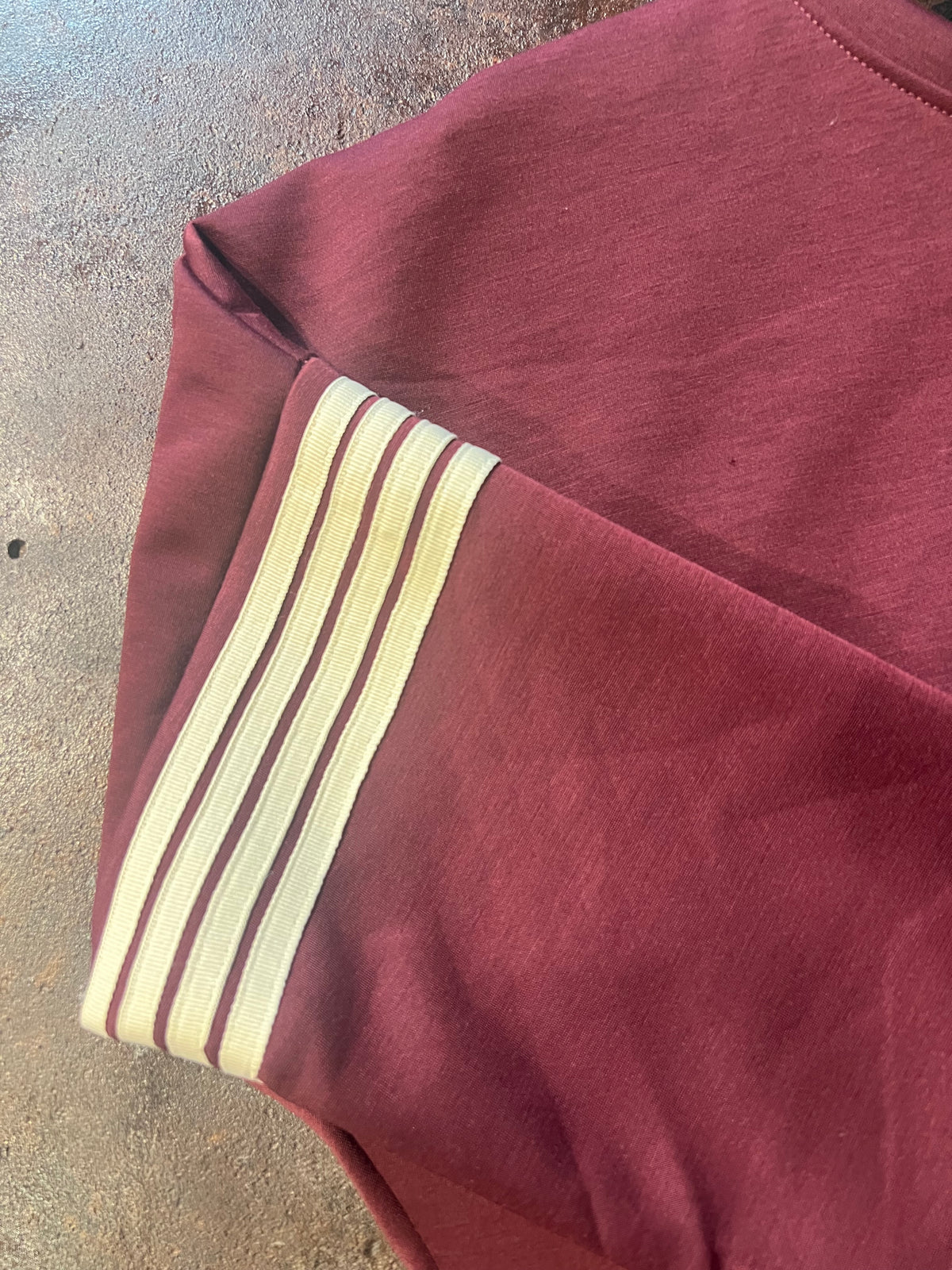 Completo Tuta Mia Bordeaux con Bande Laterali